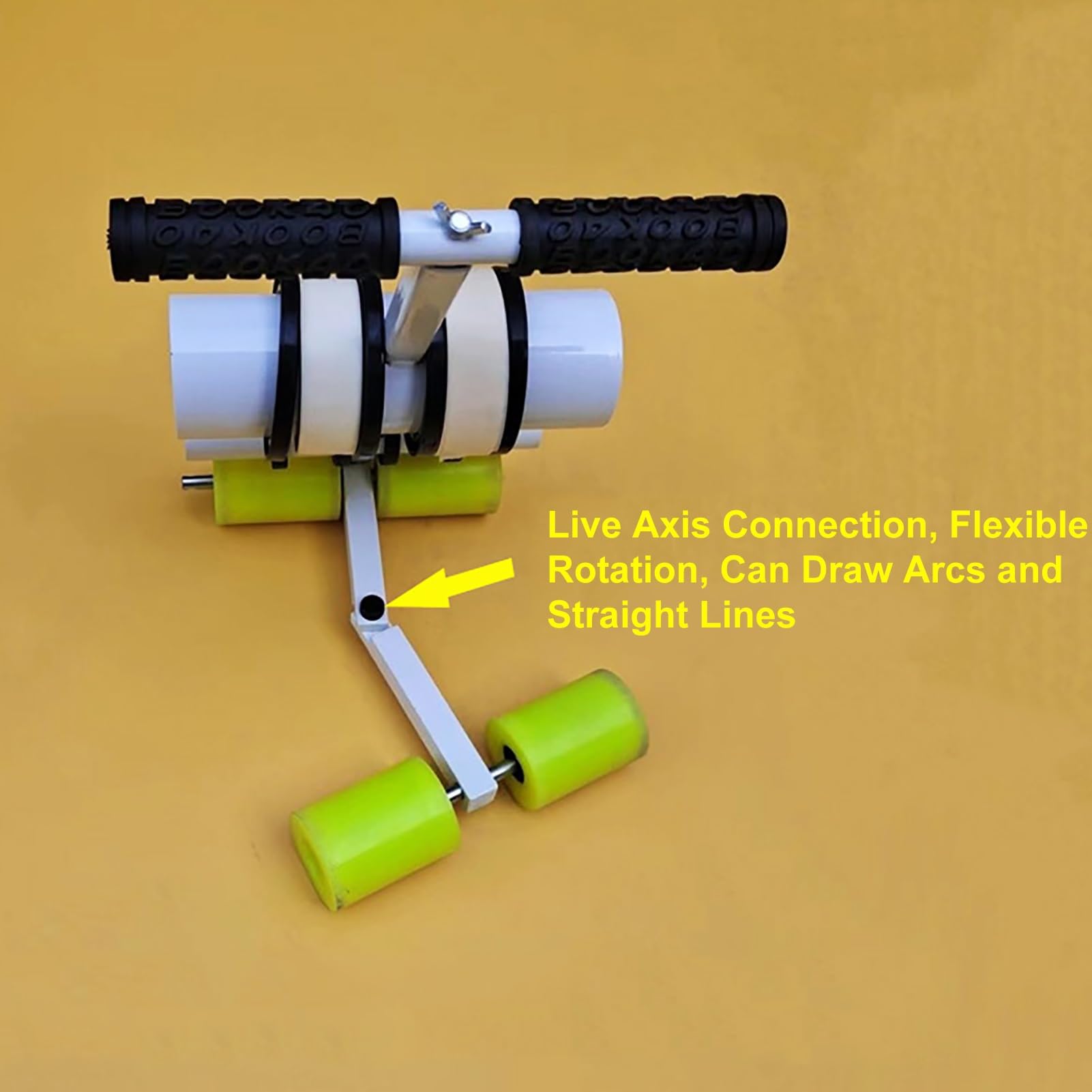 Pickleball Court Line Tape Machine per Applicatore di nastro per pavimenti per campi da esterno per parcheggio Striping Applicatore di nastro adesivo per vernice argento