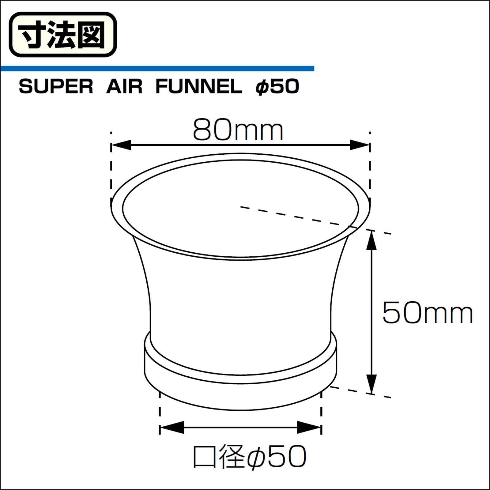 Amazon | キタコ(KITACO) スーパーエアファンネル 全長50mm PWK28 514