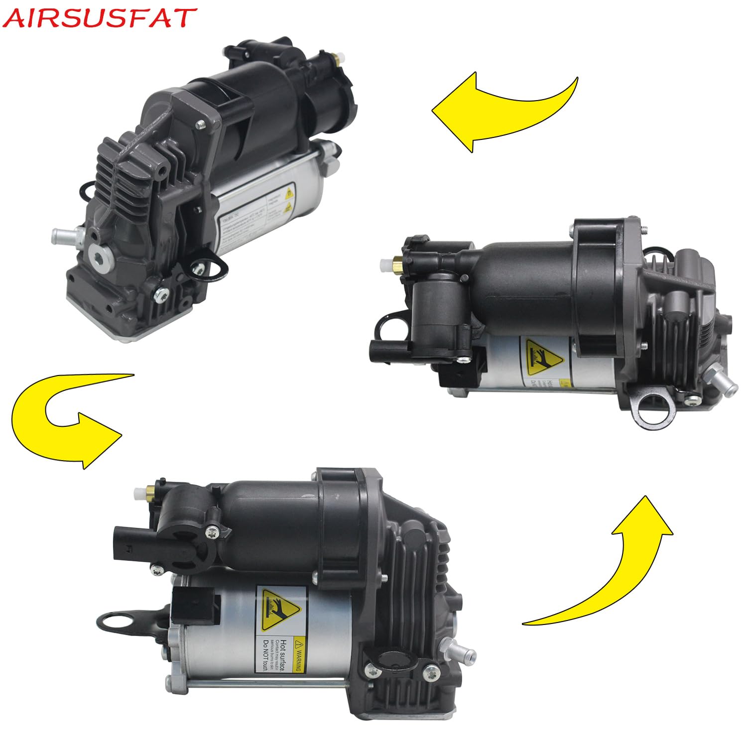 Compressore della sospensione dell'aria compatibile con la pompa 2513202704 del compressore di giro dell'aria di Mercedes W251 R320 R350 R500 R63 AMG 2006-2010