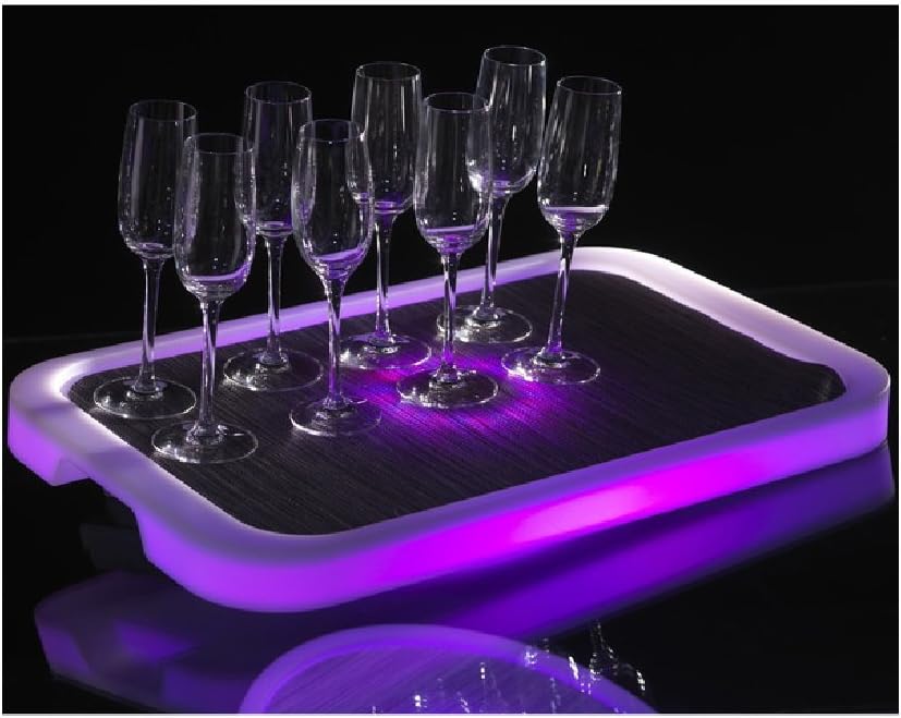 LED Tron Rectangular Serving Tray