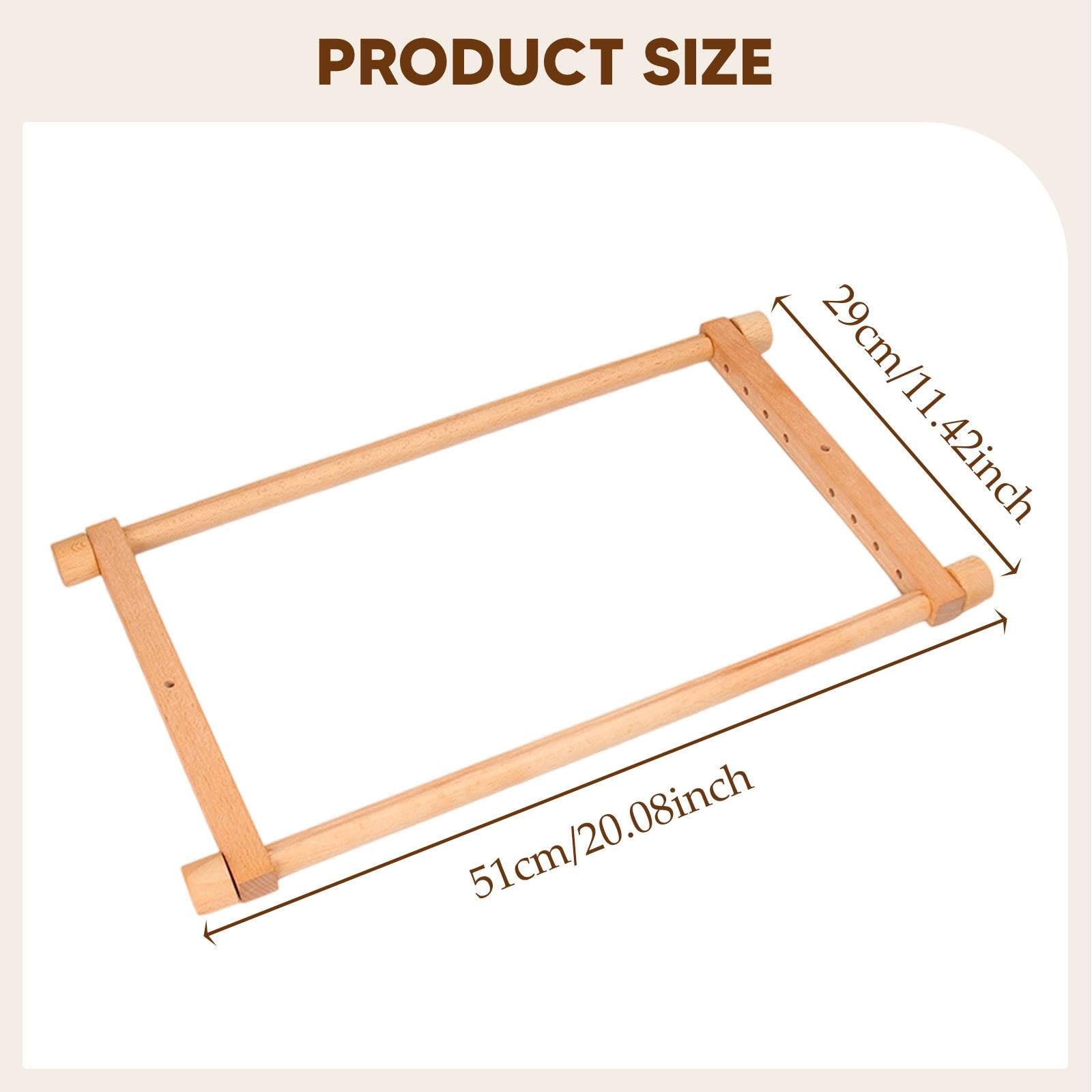 Telaio in Legno per Punto Croce, Supporto per Telaio da Quilting, Supporto per Ricamo E Cucito Fatto a Mano per Quilting, Arazzi E Studi.