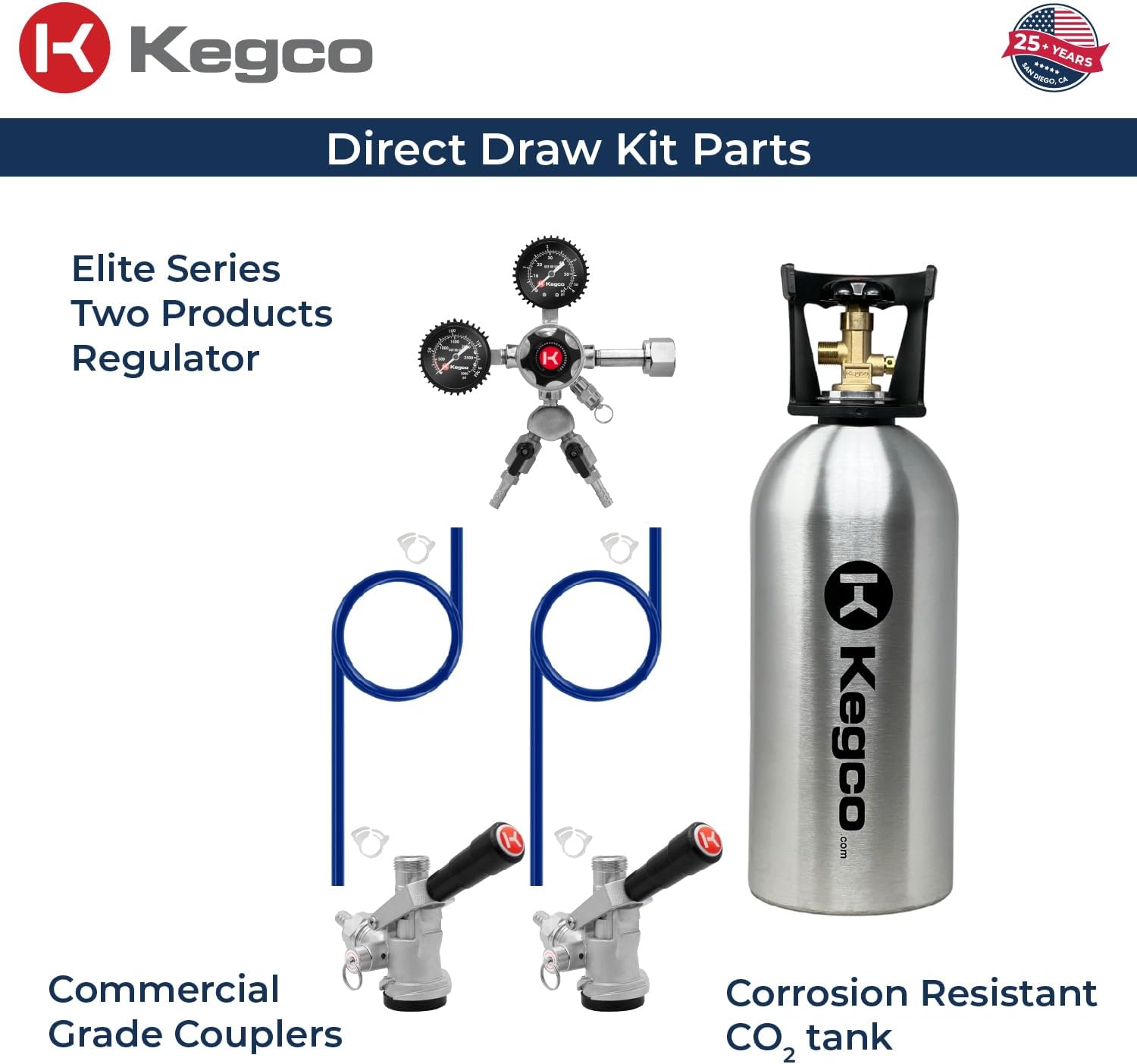 Elite Series 2 Product Direct Draw Kit with 10 lb. CO2 Tank