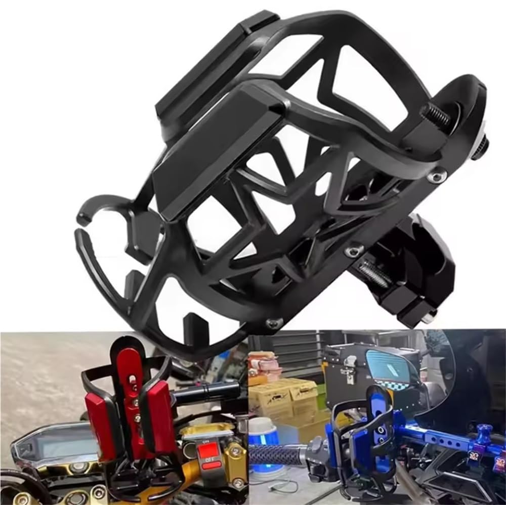 Portabotellas Motocicleta Soporte para Botella De Agua Motocicleta, para Té Y Bebidas, Accesorios Modificados Aleación Aluminio CNC para CT125 para Super Cub