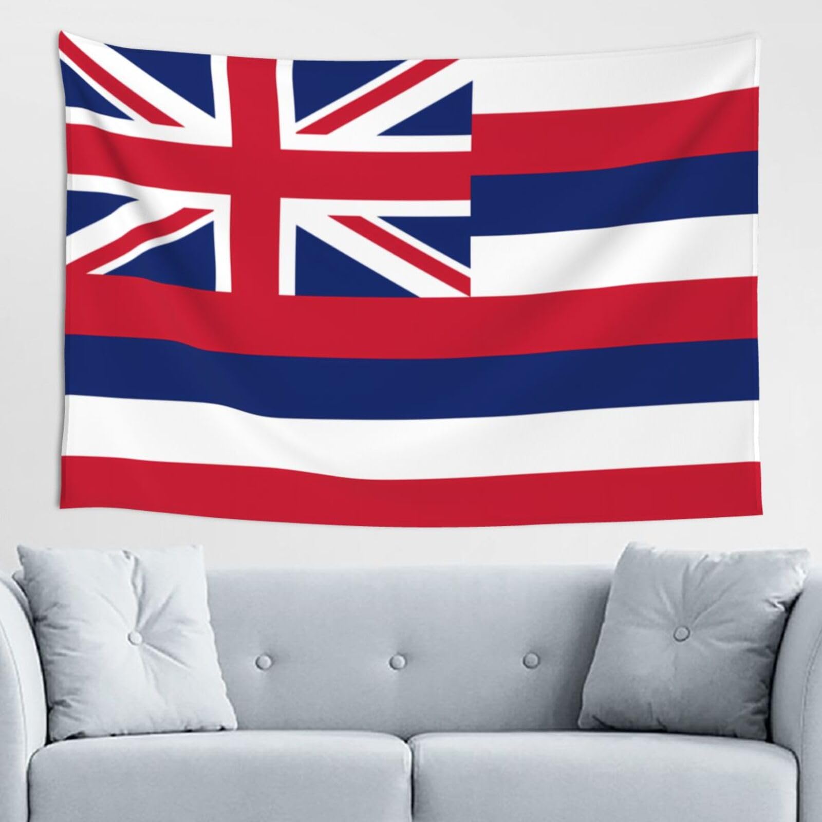 ZZYYDS Hawaii Flag Wall Decor Tapestry 60x40in, Wall Hanging, Home Decor, Dorm Decor, Porch Tapestry, etc.