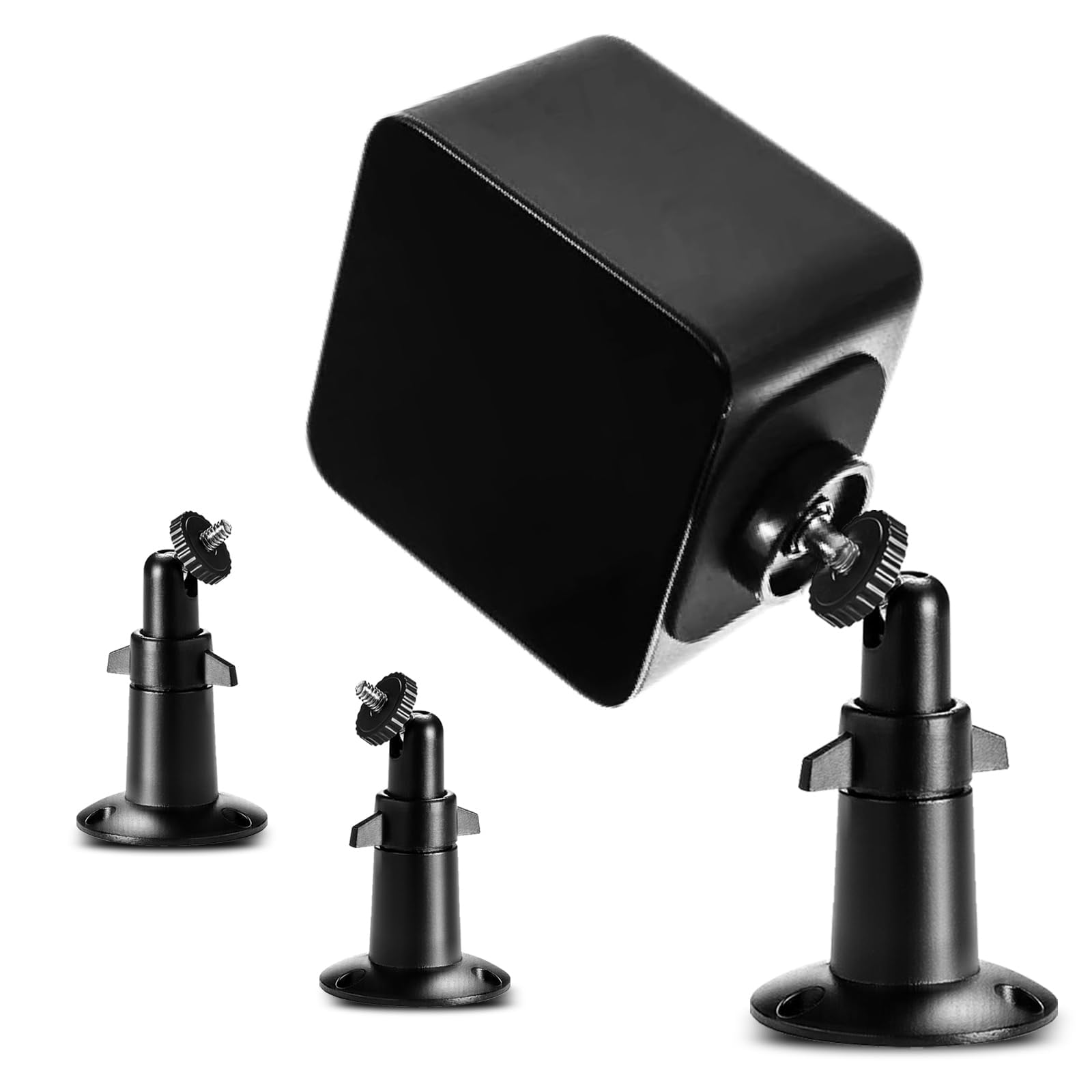 2 Pack Wall Mount Bracket for HTC Vive/Valve Index/Vive PRO Base Station, Universal Metal Wall Mount 1/4 Screw Mini Bracket for VR Rift Sensor (Type A-Metal Made & Wall Nails)