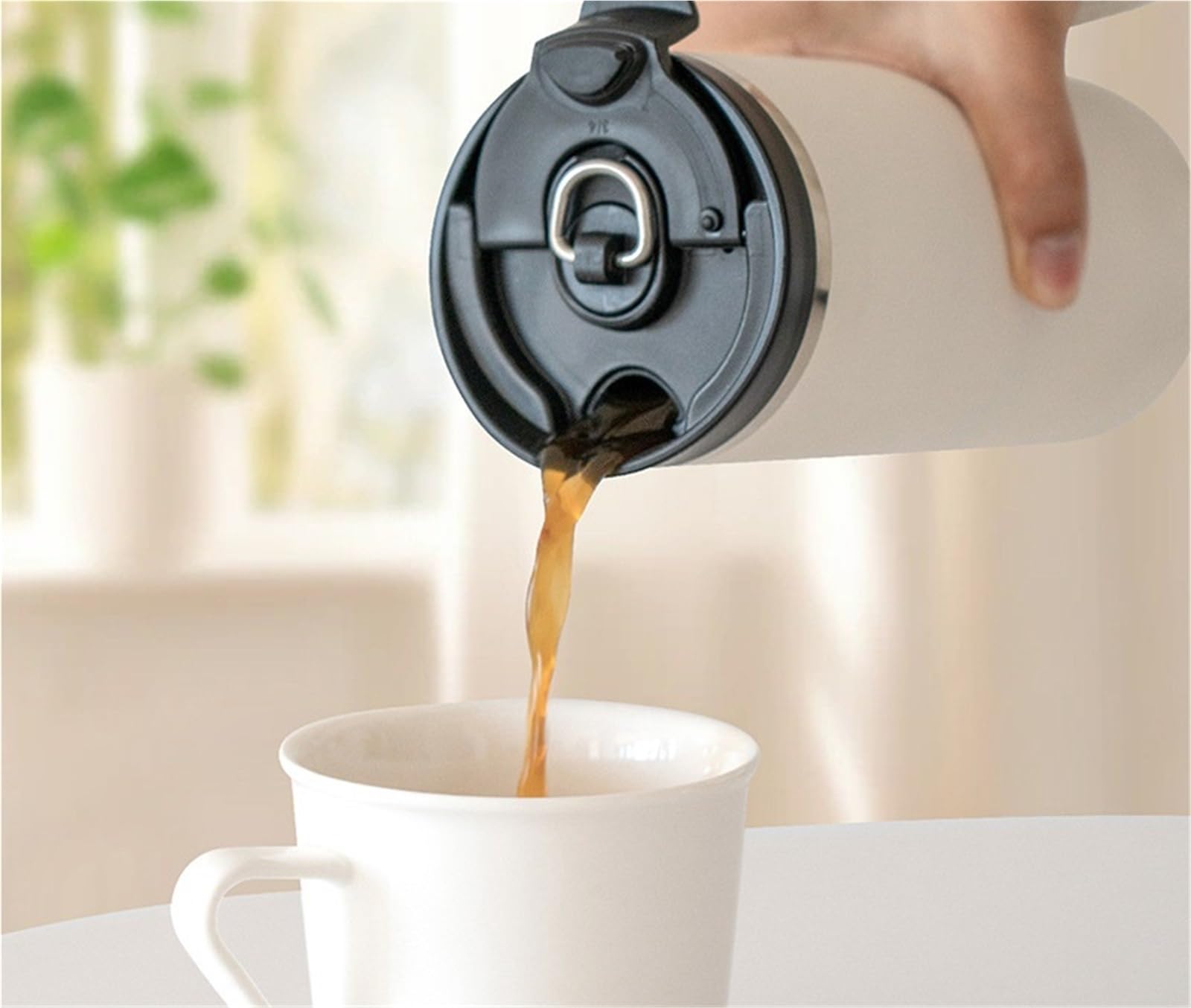 Taza De Viaje Acero Inoxidable, Cafetera Portátil Café Frío, Infusor Té, Termo Con Aislamiento Doble Pared Para Viajar Y Trabajar(750ML,Color5)
