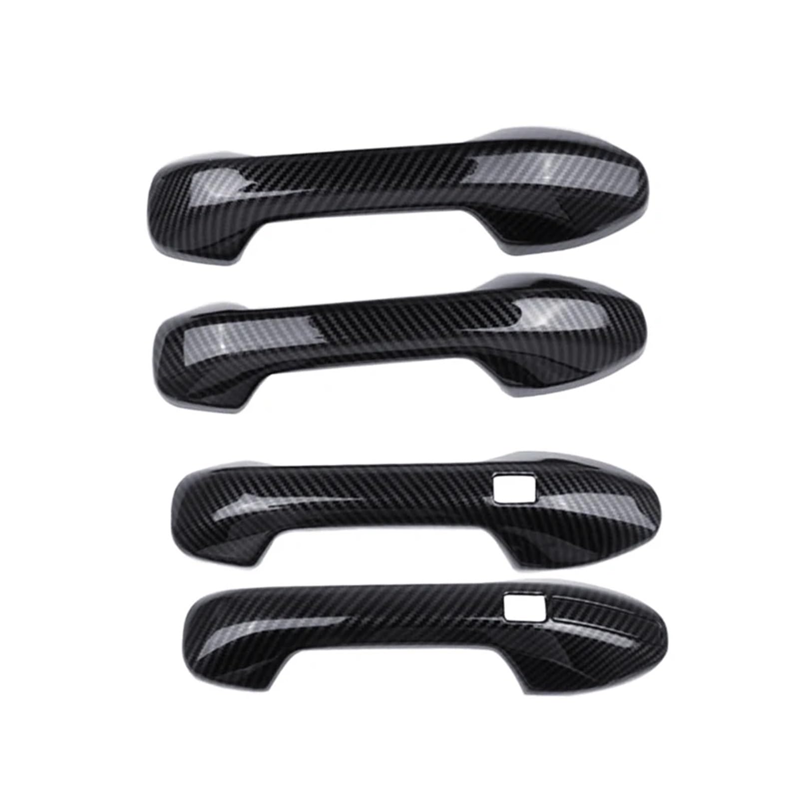 Cxxxef One Color Door Handle Cover Caps Car Carbon Exterior Front Rear Left Right Door Handle Cover Trim For Hyundai For Palisade 2020 2021 2022 2023