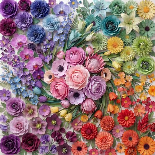Puzzle 1000 Piezas Flor Temática 3+ Anos miniatura 2