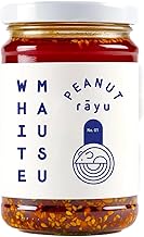 White Mausu Peanut Rayu Chilli Oil – 240g + Indulge Snack | Original Crunchy Peanut & Chilli Oil with Garlic, Sesame & Tamari | Vegan Sweet & Savoury Umami Sauce | from SuperfoodUK (Pack of 1)