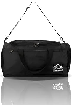 Av A Dos Unisex Large Volume Gym Fitness Duffel Bag Cabin Size with Long Strap Shoe Compartments with Front Pockets
