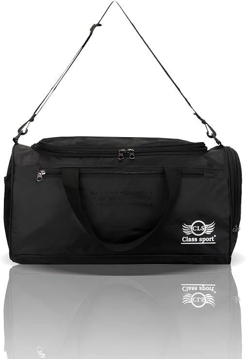 Av A Dos Unisex Large Volume Gym Fitness Duffel Bag Cabin Size with Long Strap Shoe Compartments with Front Pockets