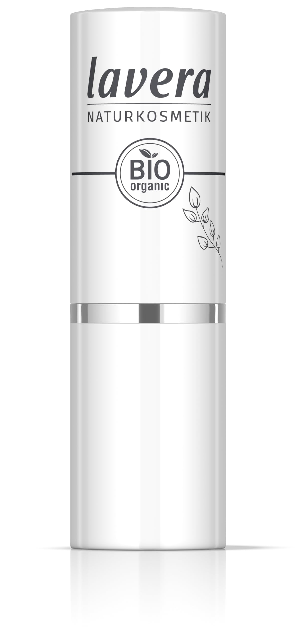 lavera Cream Glow pomadka do ust - różowa Universe 08 - intensywny kolor - błyszczące wykończenie - wysoki komfort noszenia - trwałość do 6 godzin - wegańska - naturalny kosmetyk (1 x 18 g)