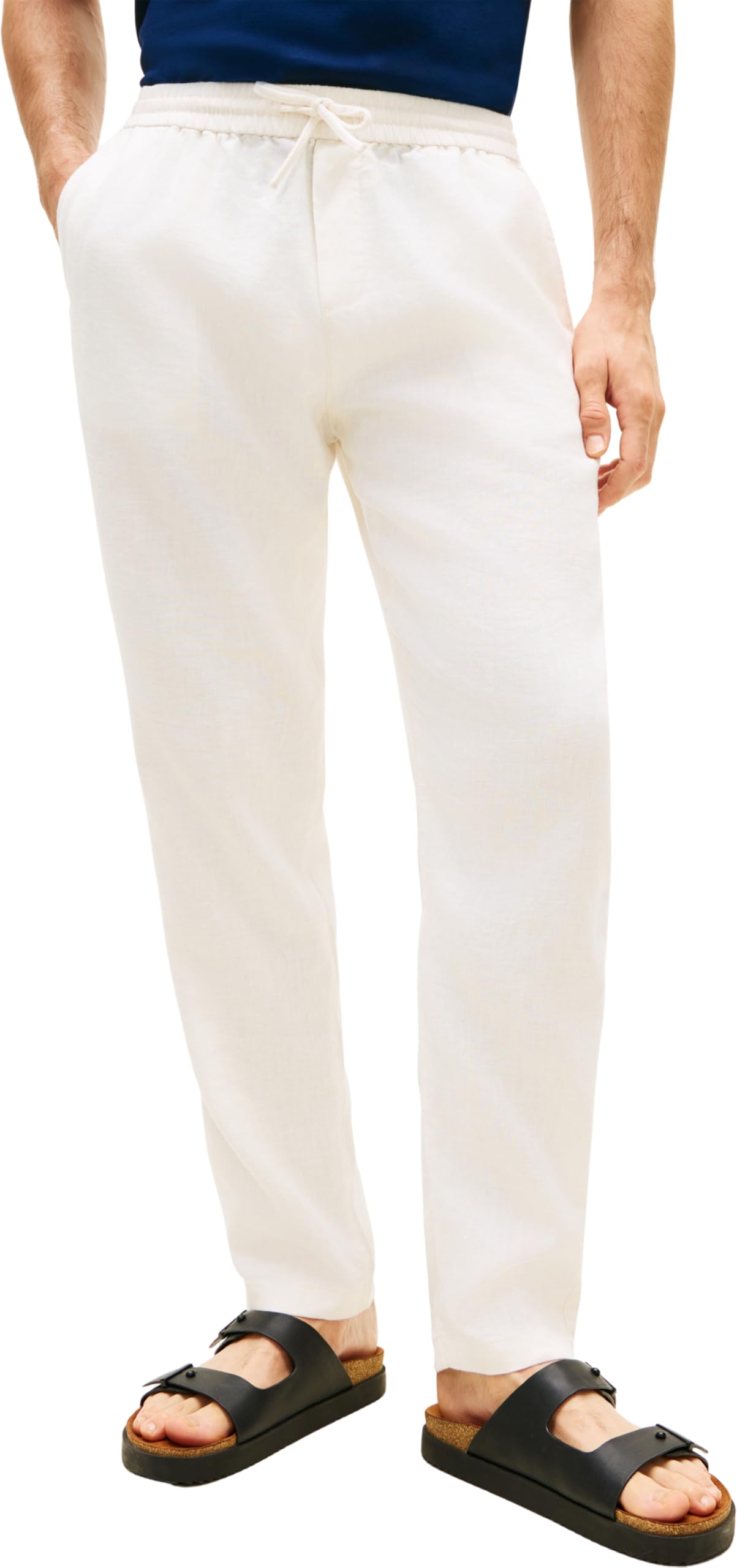 Tommy Hilfiger Herren Chino Harlem Po Sorona Linen Mw0mw42336