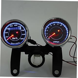 SUPVOX Odômetro De Motocicleta Velocímetro De Bicicleta Digital Velocímetro Digital De Motocicleta Tacômetro Digital Medidor De Motocicleta Com Suporte De Motocicleta LED Tacômetro