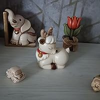 Coppia Di Renne Robin Per Slitta Componibile In Ceramica – Thun
