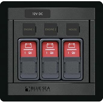 Blue Sea Systems 1147 Remote Control Panel for ML Series Switches and Automatic Relays