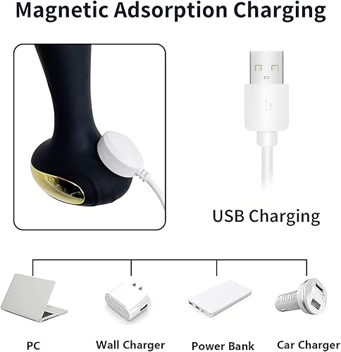 Miniatura 3 de Vibrador anal estimulador de próstata masajeador con control remoto versión térmica 10 patrones de vibración tapón anal consoladores sexuales para