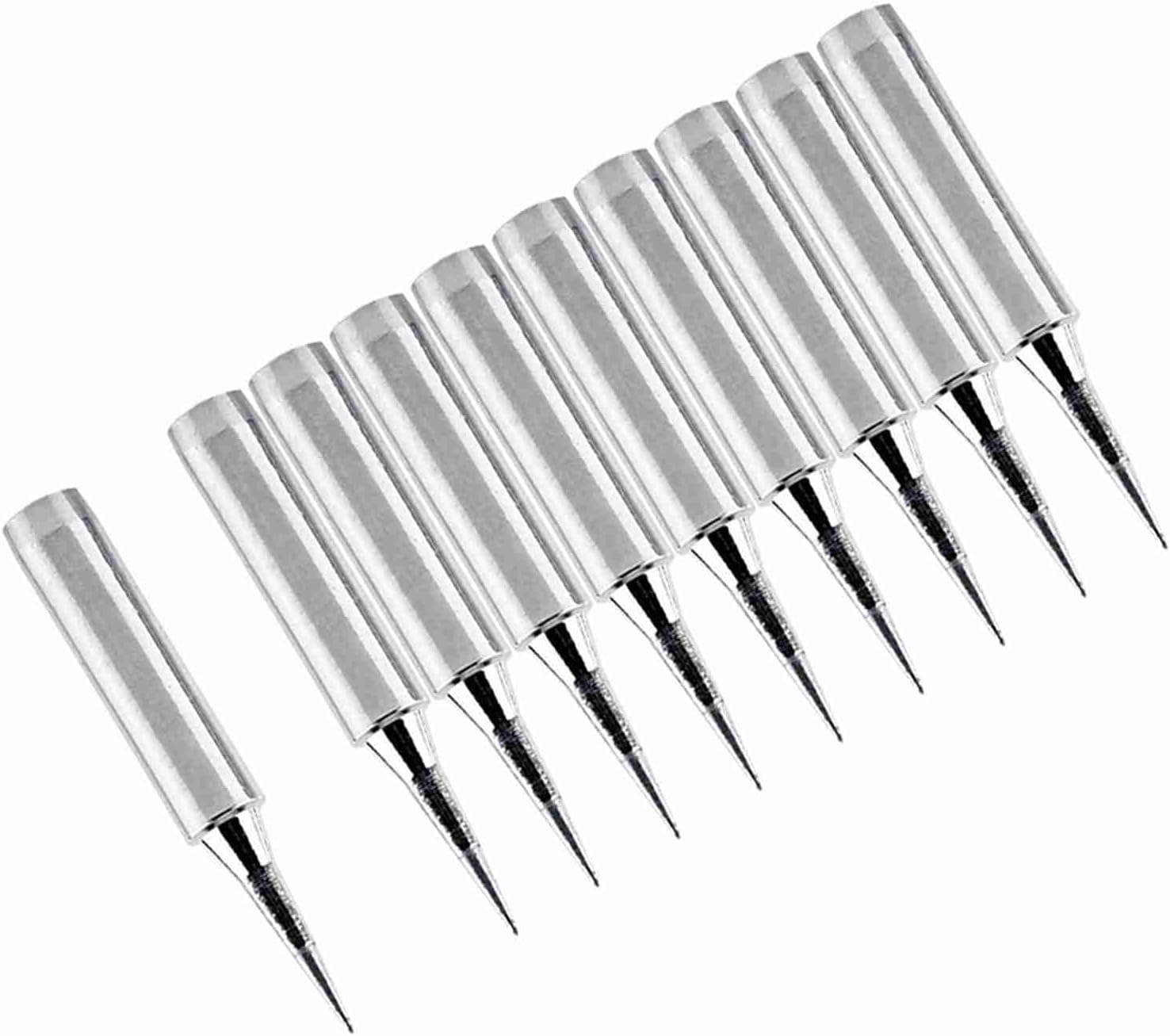 Station Tool 10Pcs Soldering Replacement Solder Iron Tips 900M T I Sharp Soldering Oxygen for 936 Soldering Station