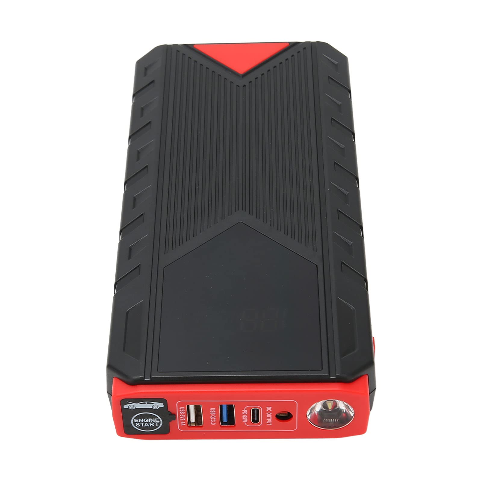 3000A Urządzenie do Uruchamiania Awaryjnego Samochodu, 12V 30000mAh Akumulator Samochodowy Booster, Funkcja SOS POS IP65 Przenośna ładowarka Power Bank na Zewnątrz, Ochrona Przed