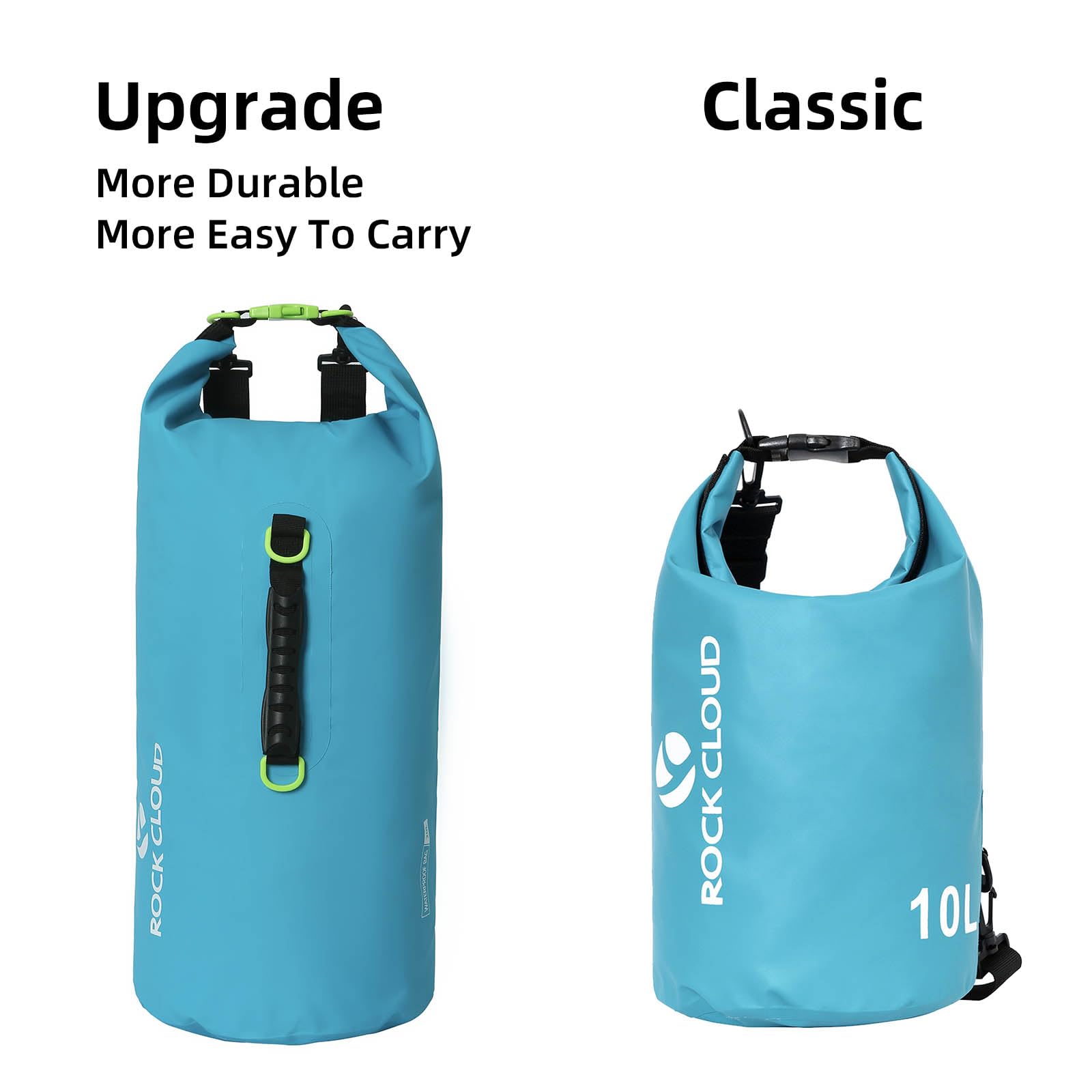 ROCK CLOUD Dry Bag Waterproof 20L Dry Sack for Kayaking Rafting Boating Beach Surfing Swimming Canoe Camping Hiking Fishing Ski - Image 3
