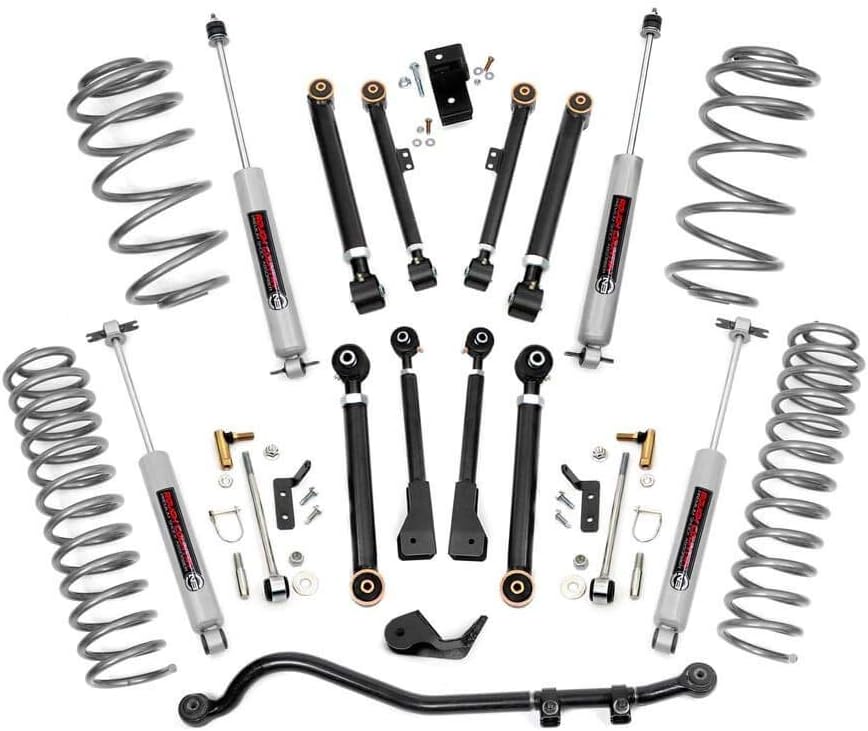 Rough Country 2.5" Lift Kit for 1997-2006 Jeep Wrangler TJ | 6CYL - 61220