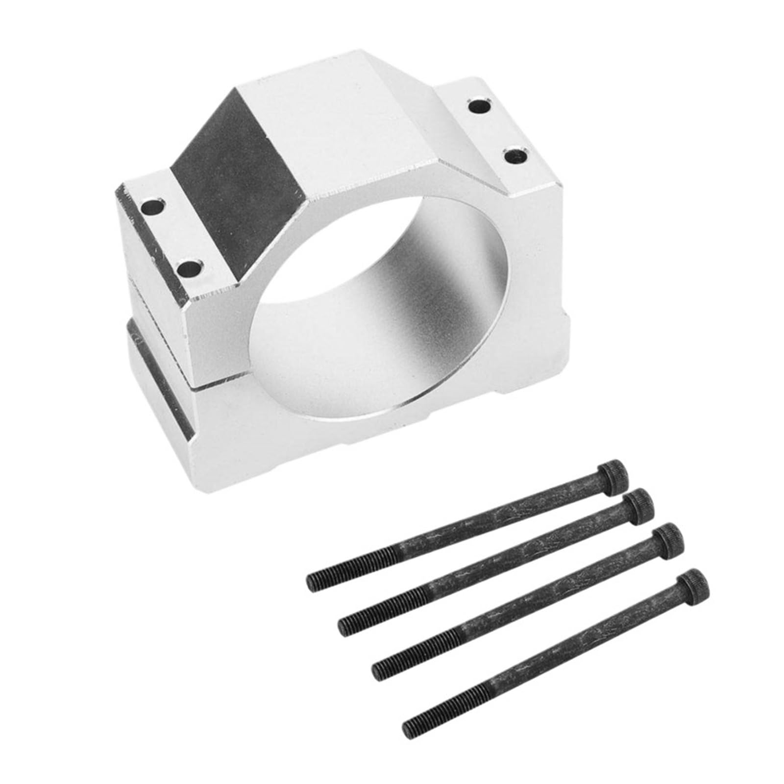 Duravik 80Mm Spindle Clamp Mounting Bracket 52Mm 56Mm 65Mm Aluminum Spindle Clamp Motor Bracket With 4Pcs Scre(80Mm)