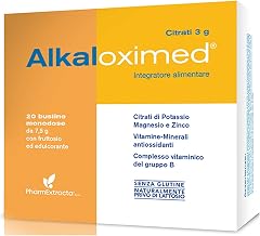 Alkaloximed 20 Sachets - Pharmextracta Supplement for Tiredness and Fatigue - Antioxidant Support with Magnesium, Potassium, Zinc and Vitamins