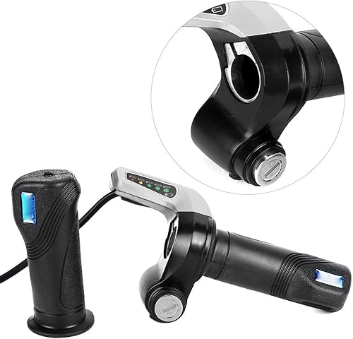 Miniatura 5 de Aramox Controlador de velocidad cepillado con motor de 24 V, 500 W, caja de controlador cepillada con agarre del acelerador para scooter eléctrico