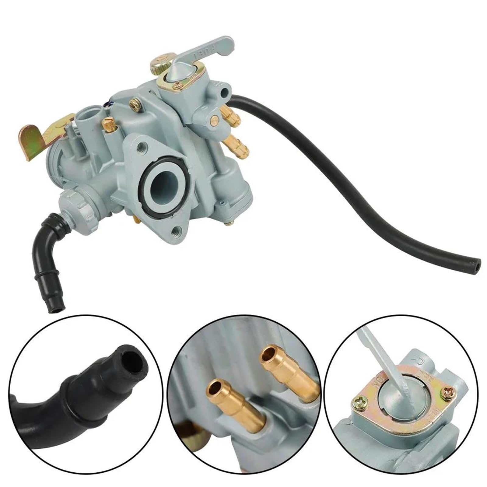 Carburador Metálico Carburador con Cable del Acelerador para CT70 para Trail 1969 1970 1971 1972 1973 1974 1975 1976 1977 para K0 para K1 para K2 para K3 Carburador Carburadores para Moto