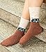 ADFOLF 6 Pairs Womens Wool Socks Thick Knit Warm Casual Wool Cozy Crew Winter Socks Christmas Gifts
