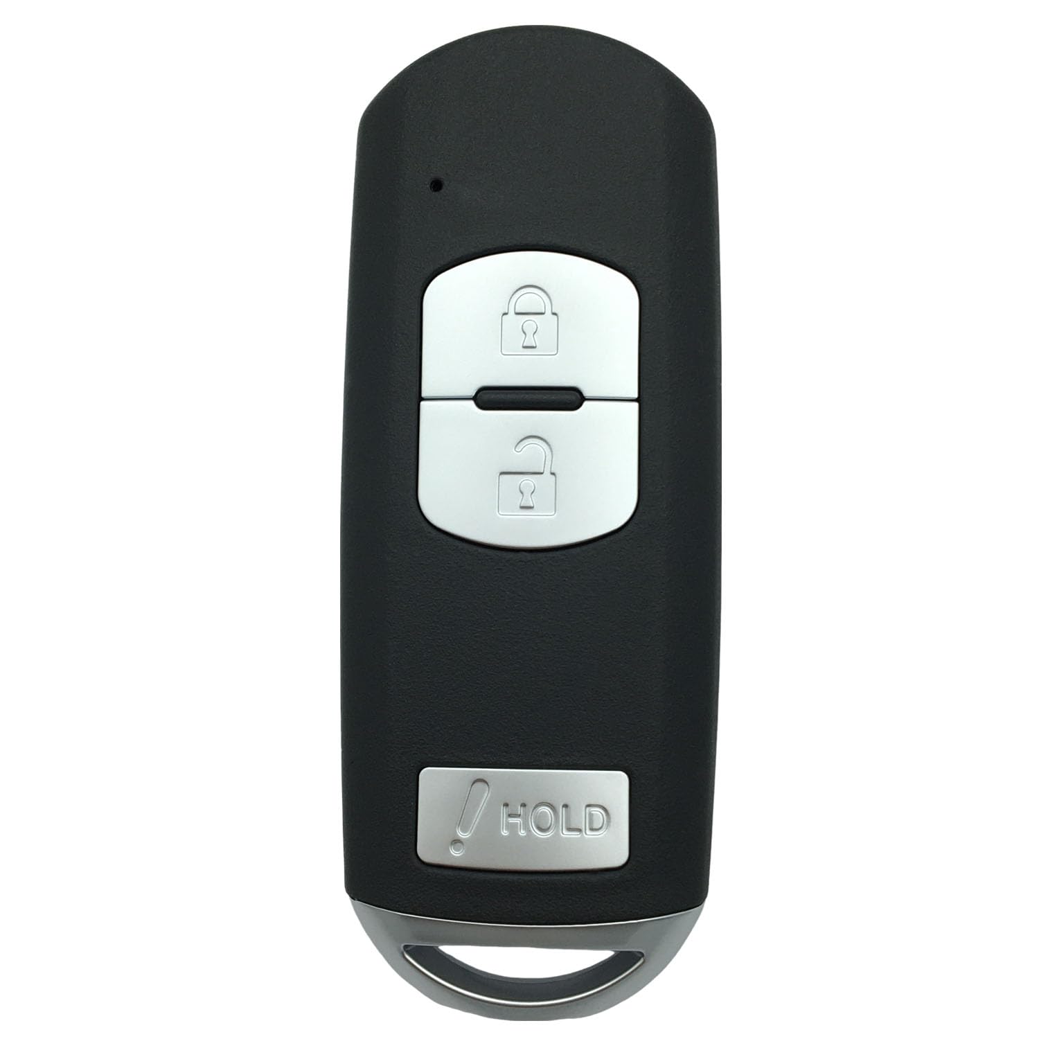 2 Pack Keyless Entry Remote Car Key Fob Shell Case Cover For Mazda 3 6 WAZSKE13D01 - Black