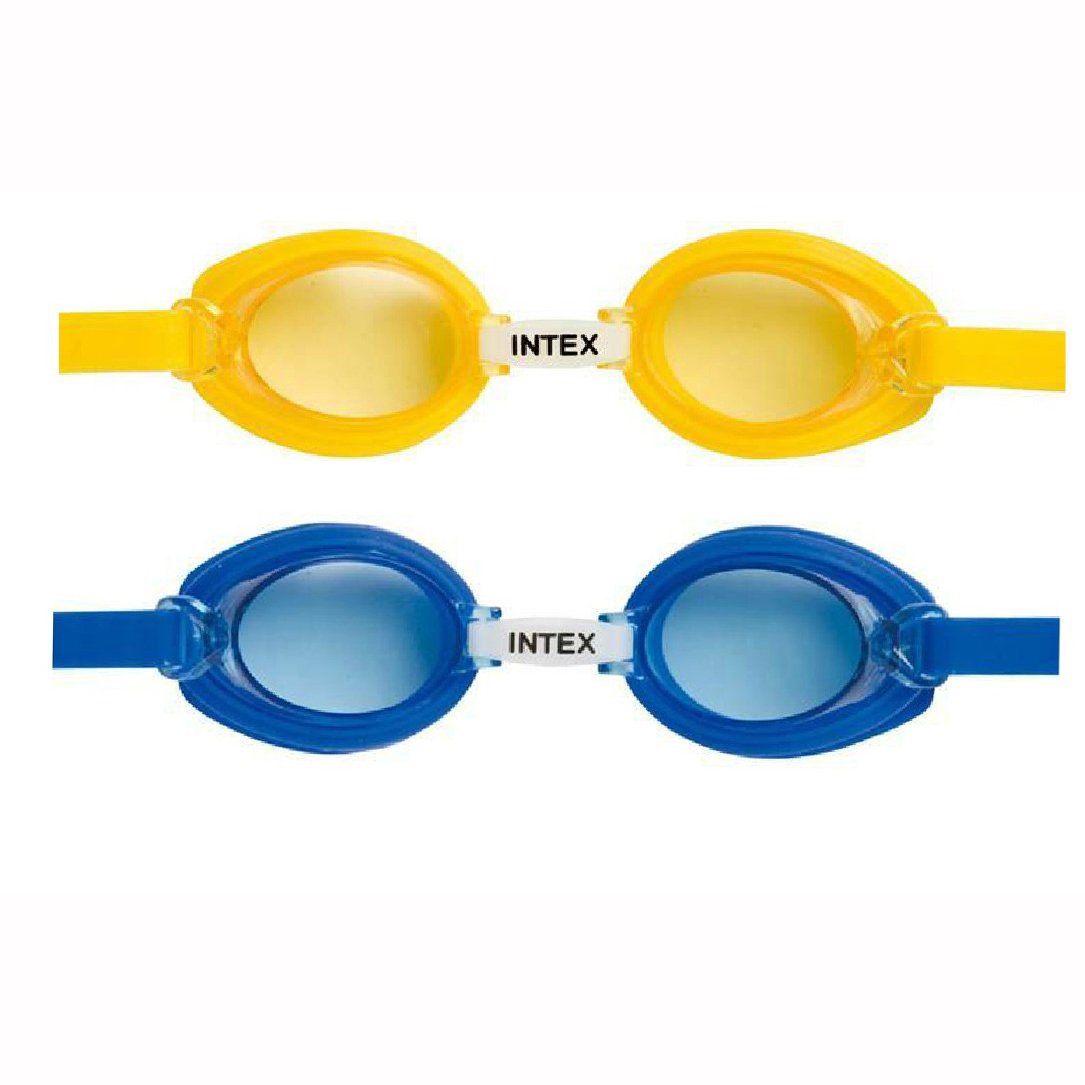 Intex Assorted Anti Fog Nose-belt Swimming Goggles
