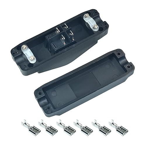 Miniatura 2 de FILSHU Interruptor de cable en línea 20A 125V16A 250V verde Led ONOFF en línea lámpara de alimentación interruptor basculante con terminales