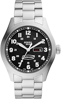 Fossil Men's Defender Solar-Powered Stainless Steel Watch