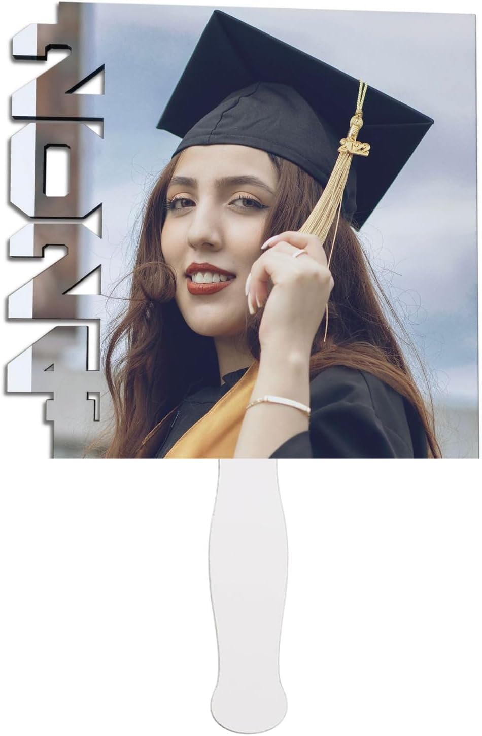 12 Pcs 2024 Graduation Picture Frames, white