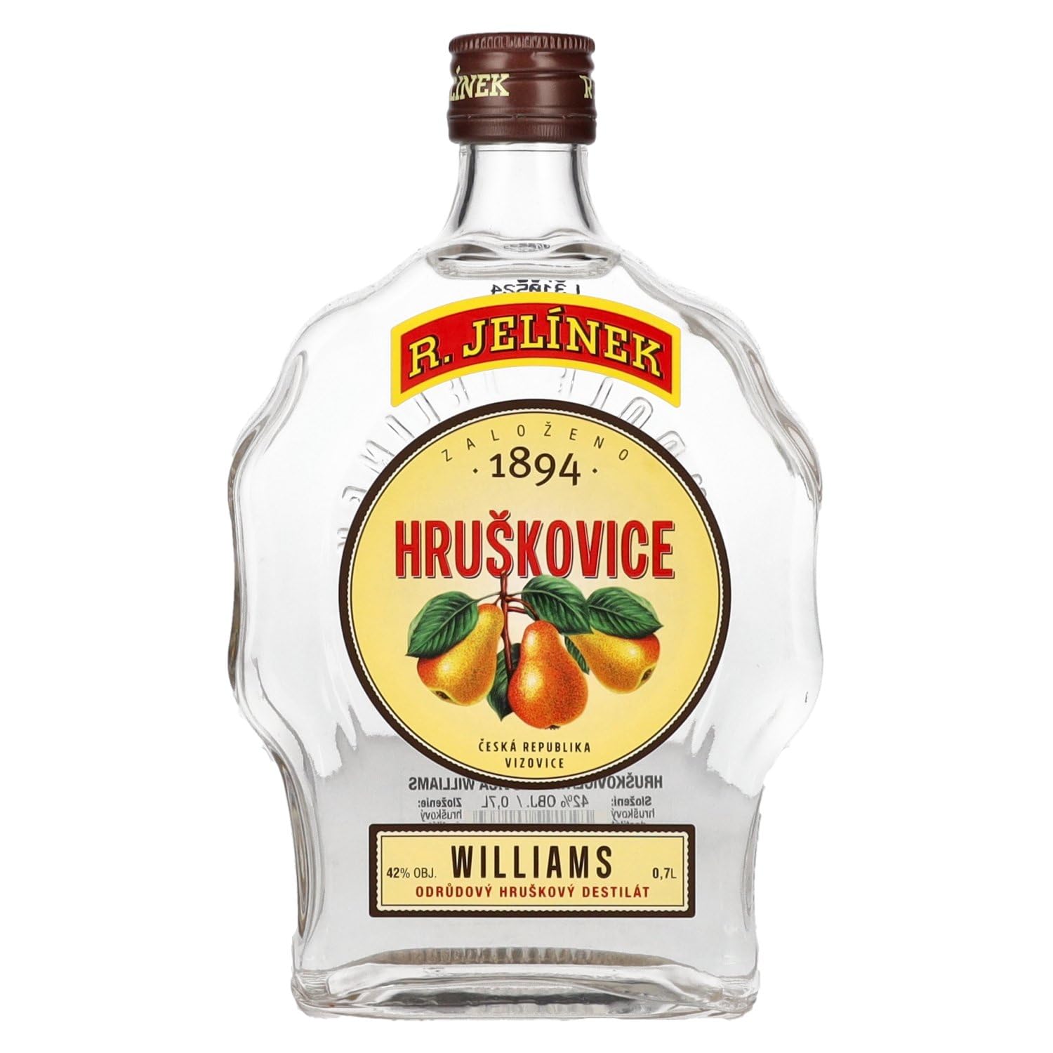 HRUŠKOVICE Distillat de Poires Williams - R. Jelinek 70cl