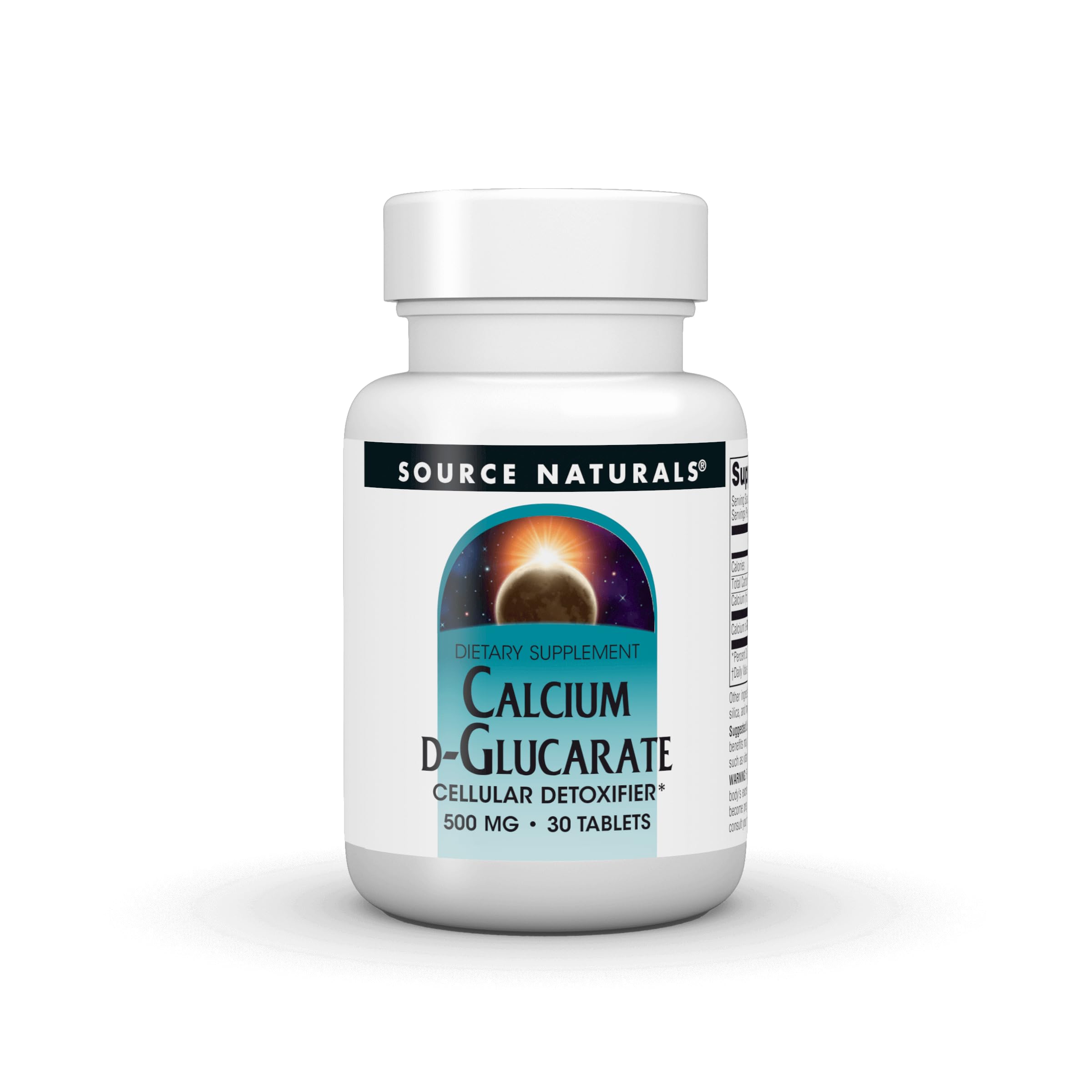 Calcium D-Glucarate, Cellular Detoxifier* 500mg - 30 Tablets