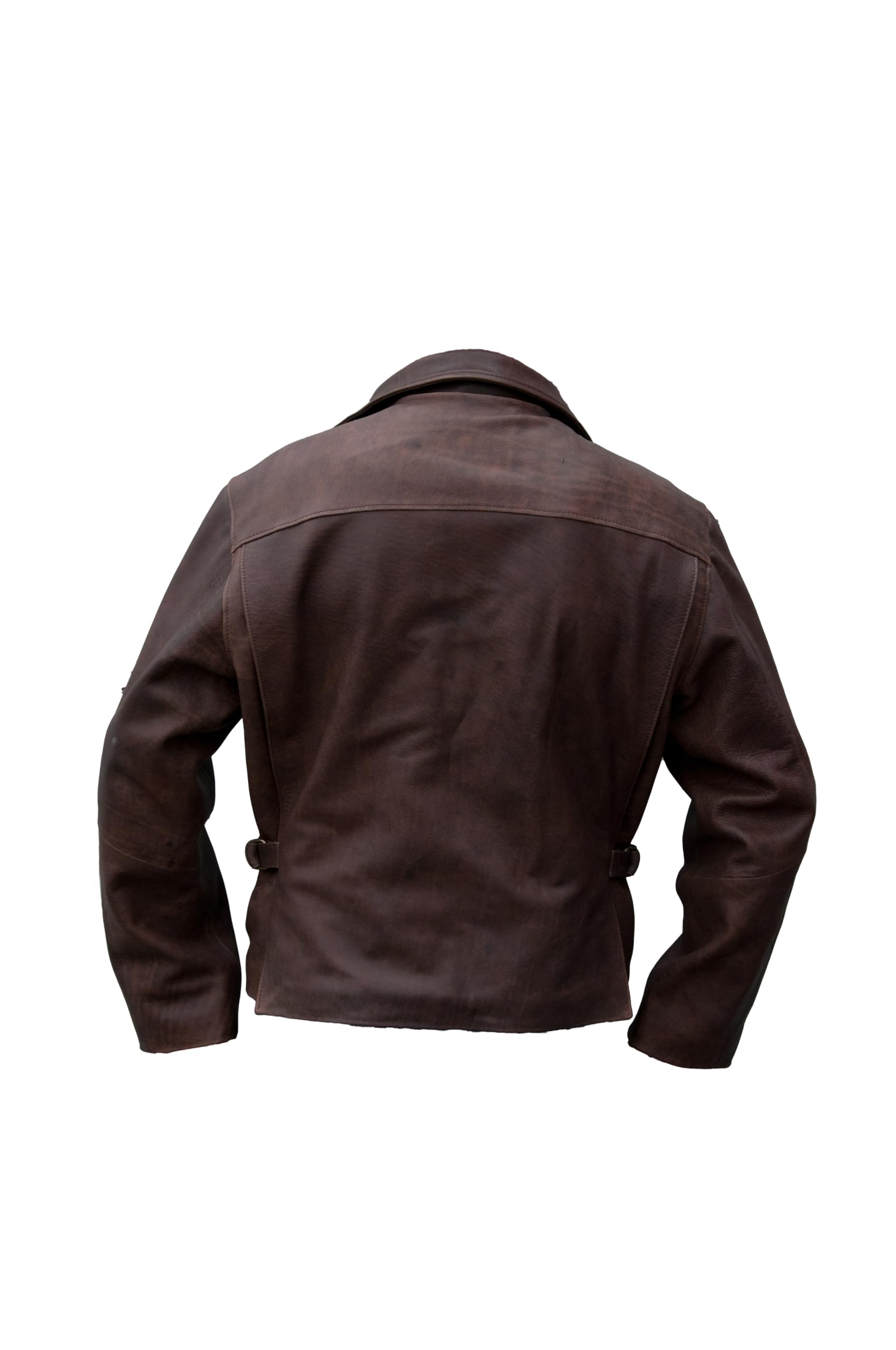 Noble House Indiana Jones męska kurtka skórzana skóra byka brązowa Biker