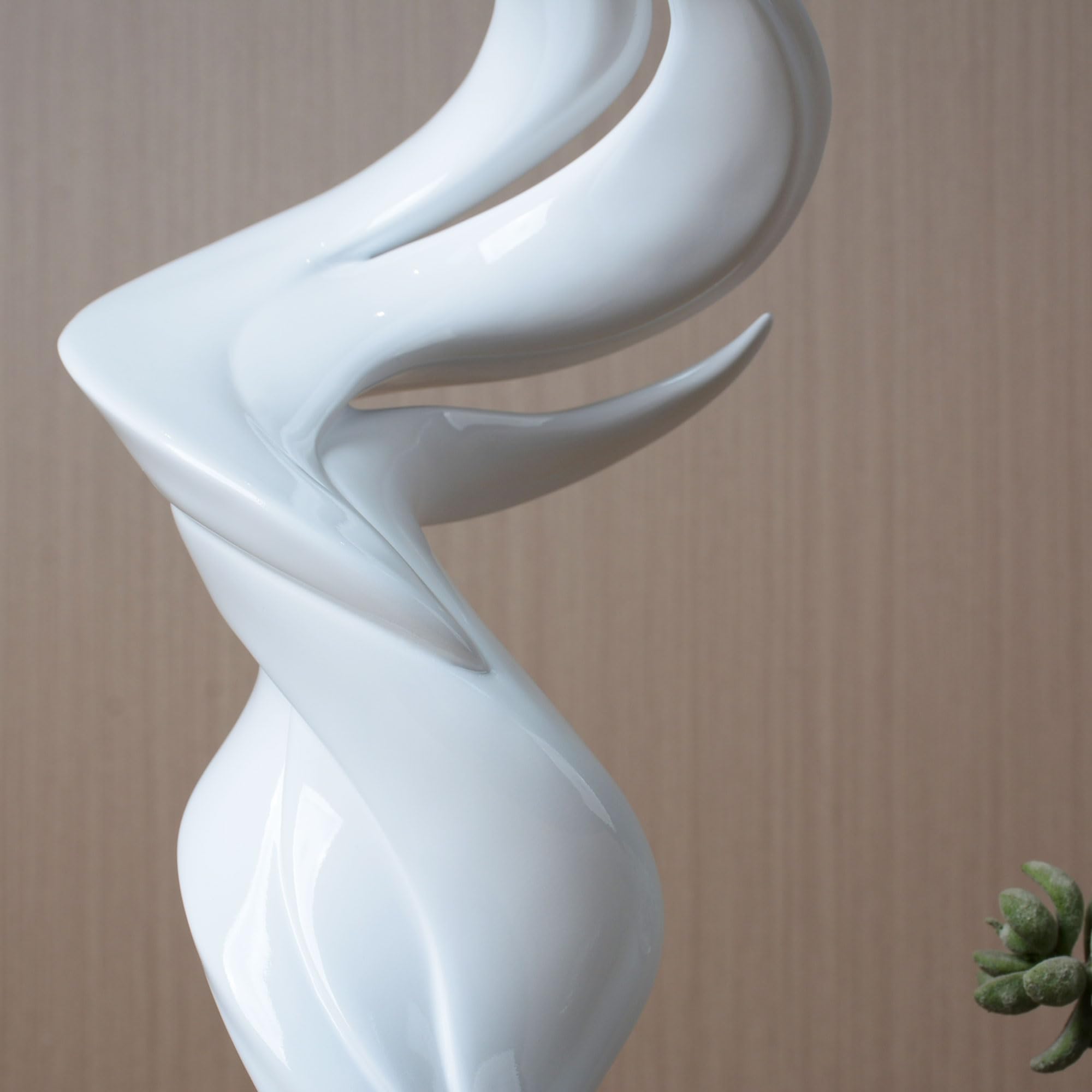 HAUCOZE Modern Skulptur Dekor Moderne Kunst Geschenk Abstrakte Statue Figur Heim Dekoration für Wohnzimmer Schreibtisch Regal 41cm