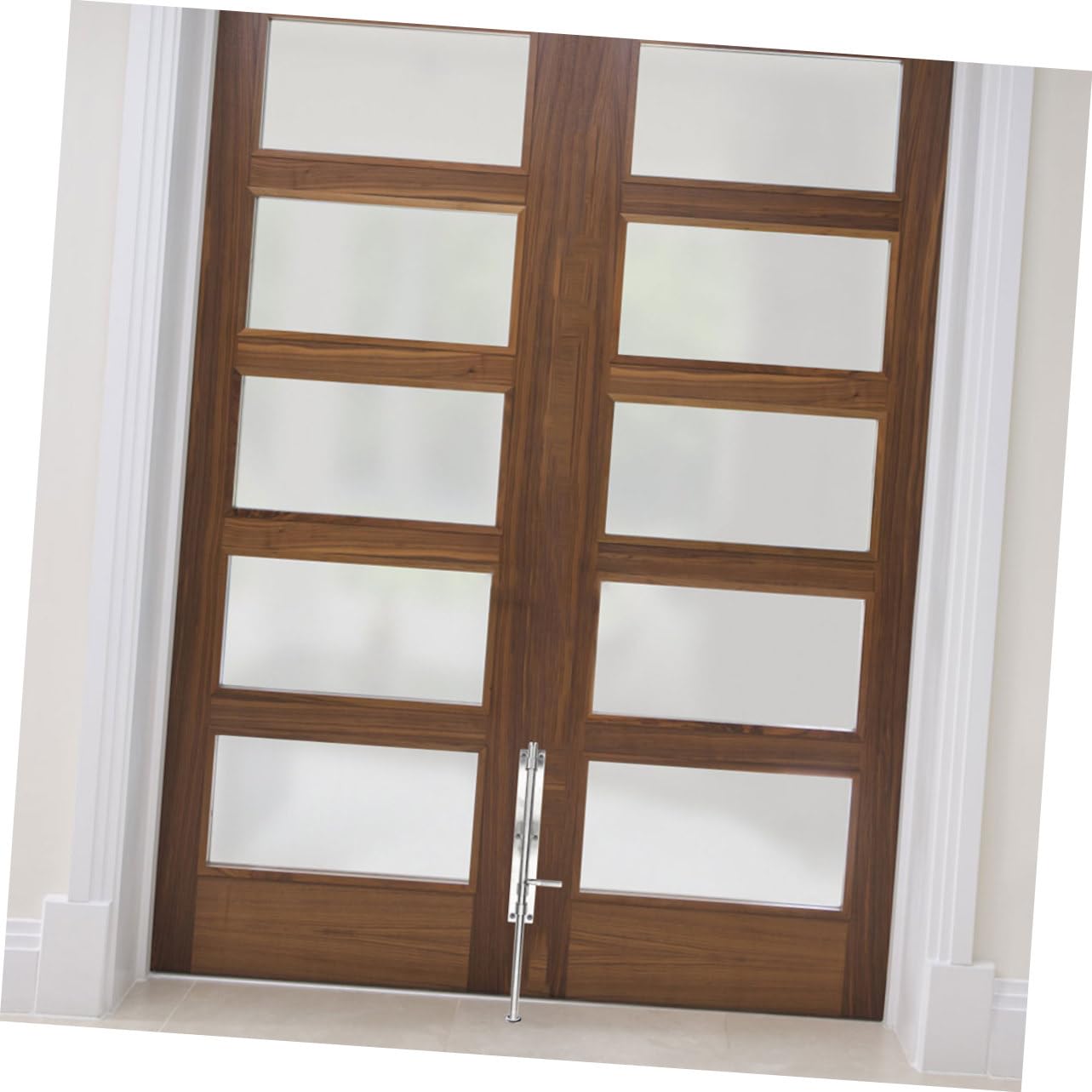 UKCOCO Chiavistello in Acciaio Inox per Porta e Cancello, 2 Pezzi, Resistente, per Porte in Legno e Doppi Cancelli, Sicurezza Casa