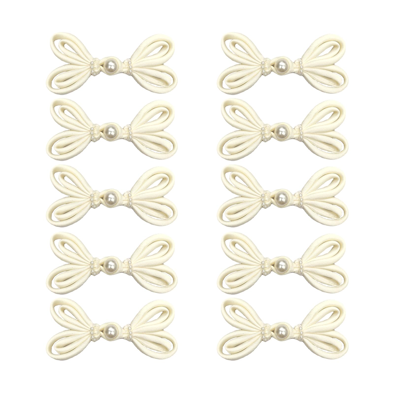 Tsophreniq 10 Pcs Chinese Knots Buttons Cheongsam Closure Sewing Fasteners Chinese Decorative Buttons for Clothing Sewing
