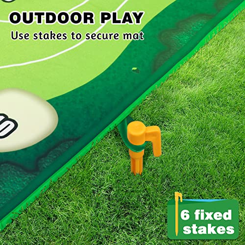 Toy Life Chipping Golf Game Mat Indoor Outdoor Games For Adults And Family Kids Outdoor Play Equipment Stick Chip Game Indoor Golf Set Backyard Games Outdoor Toys For Kids(Patented)(No Club Included) #TOP4