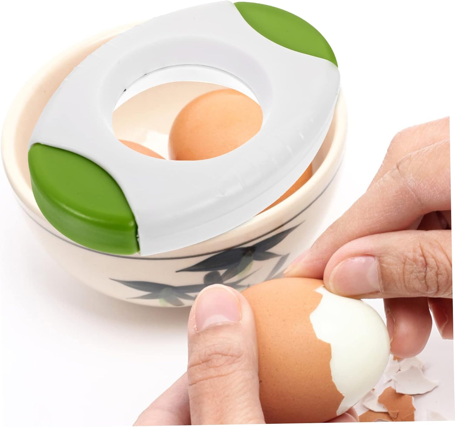 SOLUSTRE 2pcs Eggshell Cutter Opener and Separator Tool for Kitchen Boiled Eggs Multi Functional Double Cutter Design Easy to Clean Dishwasher Safe Egg Peeler for Healthy Breakfast