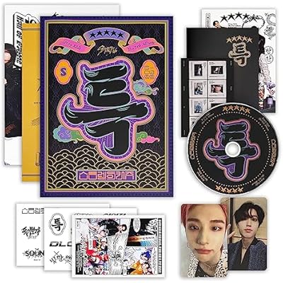 STRAY KIDS - [★★★★★ (5-STAR)] (LIMITED VER.) Photobook + CD + Photocards + Mini Poster + Sticker + Postcard + Special Folded Poster + B-CUT Film Postcard + Mini Photobook + Folded Poster + 1 PVC Card