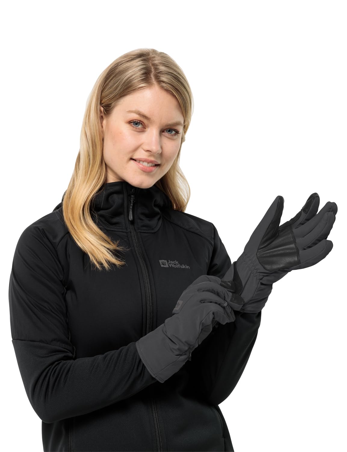 Jack Wolfskin ALPSPITZE Merino Glove, Phantom, XS