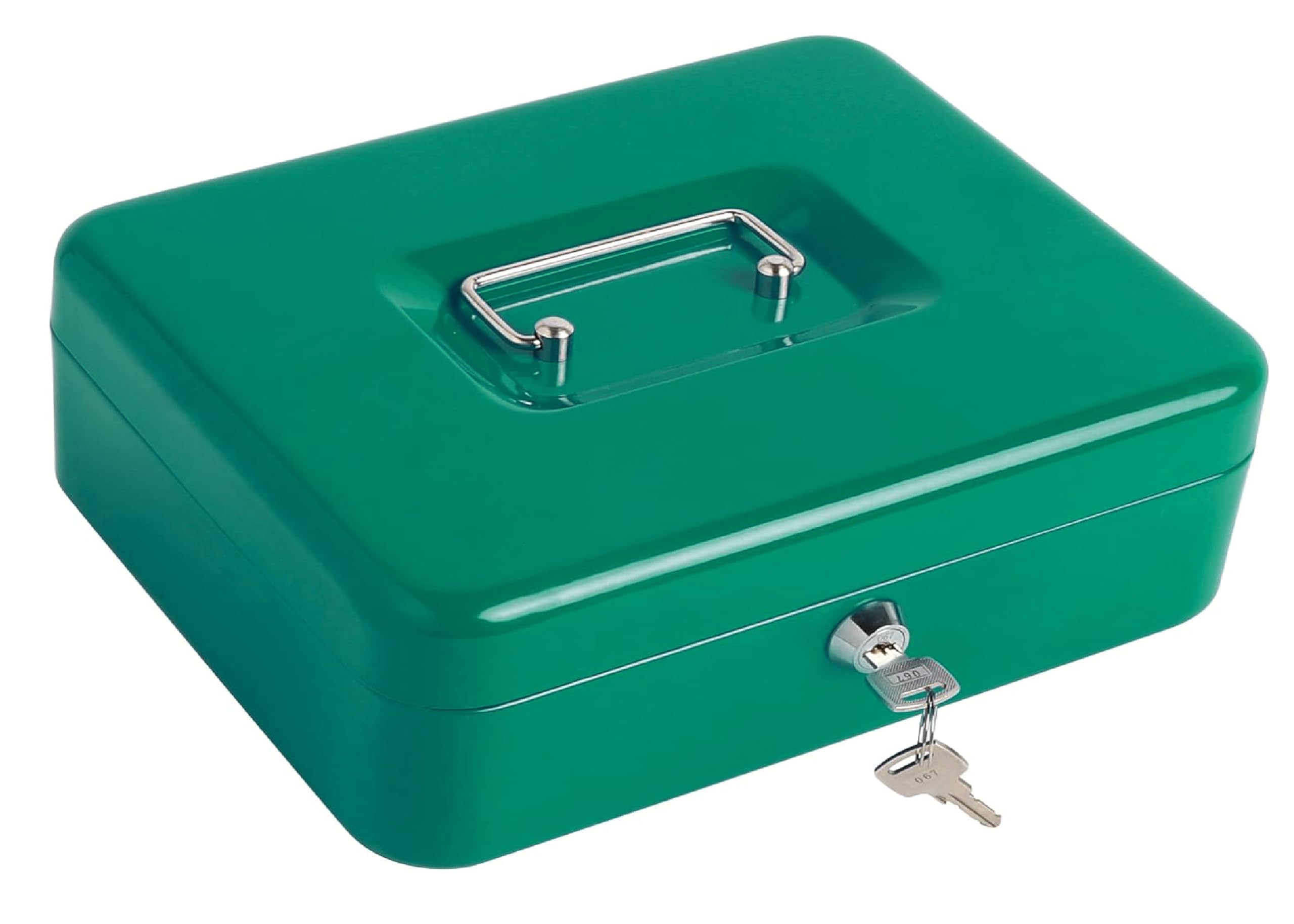 Cassetta Portavalori Kippen Con Vassoio - Acciaio Antracite, Serratura, 150x120x80 Mm - Foto 5