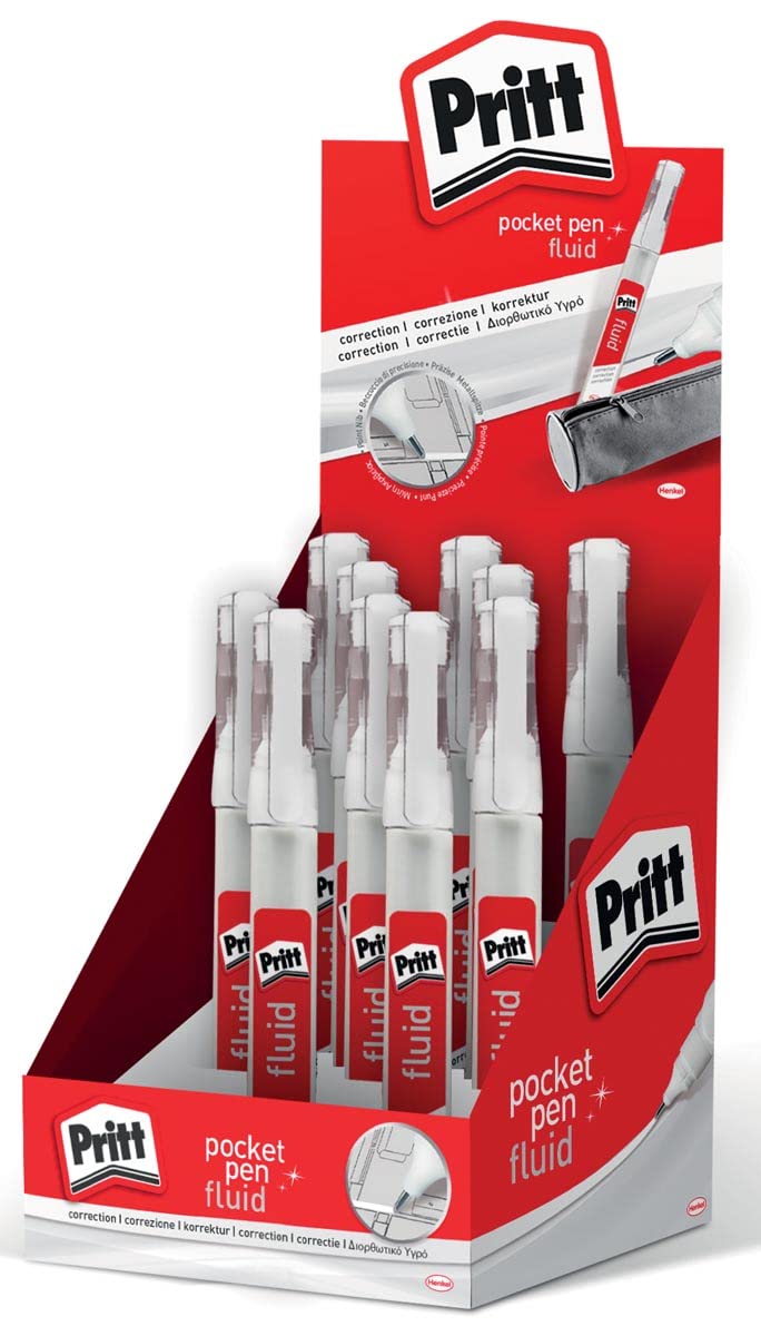 Pritt Correttore Pocket Pen, Micropunta Metallica, 8ml
