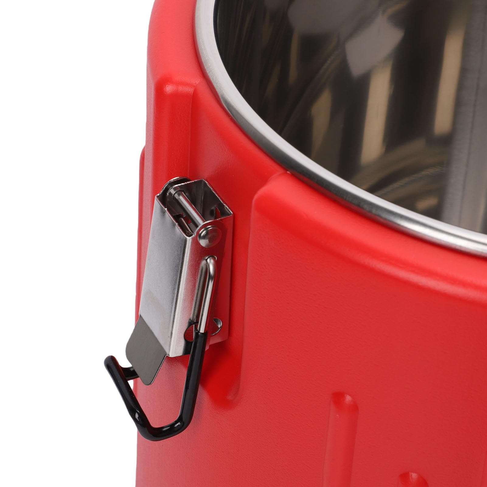 ViaGasaFamido Contenitore per Alimenti Coibentato con Guarnizione a Tenuta Stagna e Maneggevolezza Ergonomica Perfetto per i Pasti in Famiglia Secchio Portatile in Acciaio Inossidabile Rosso 20 Litri