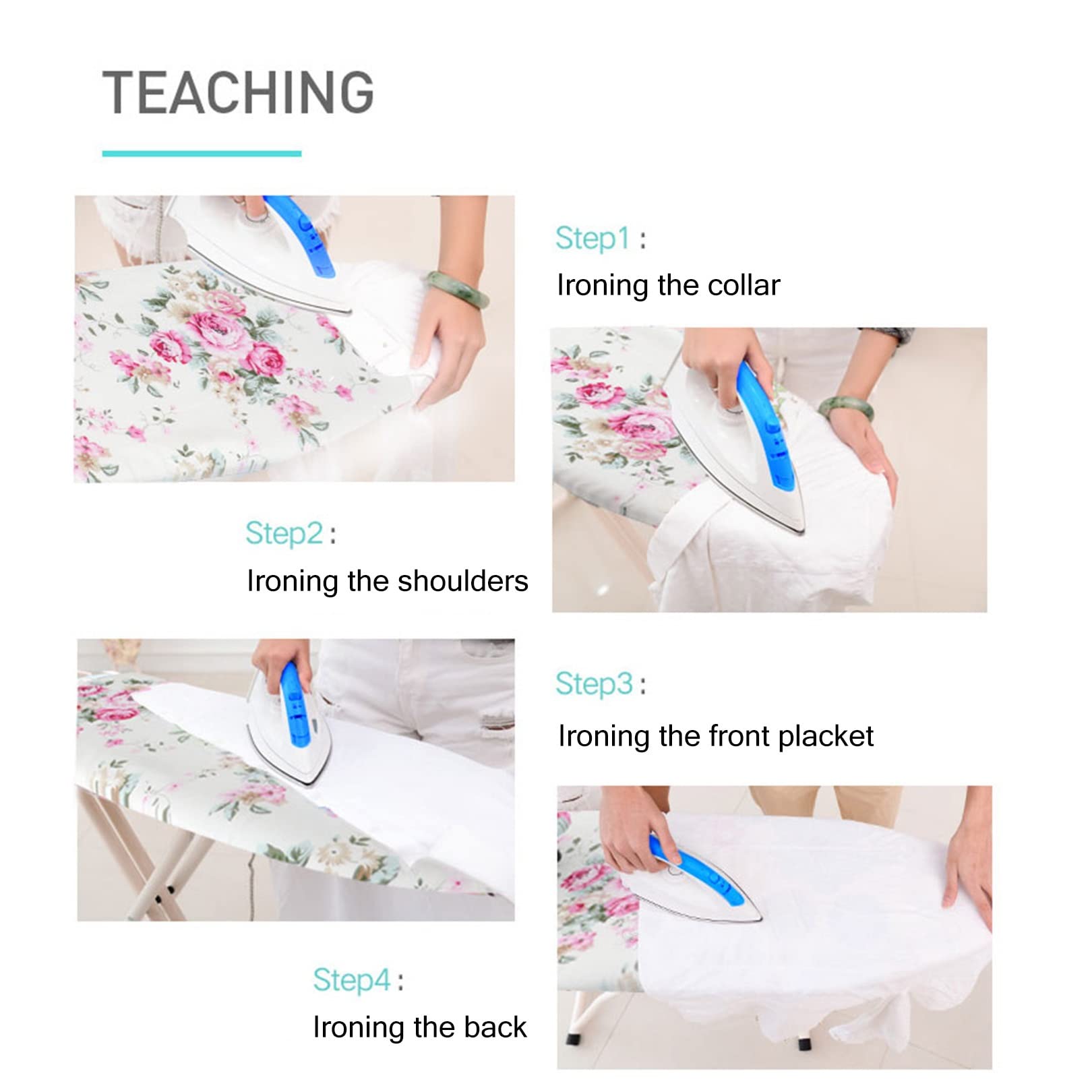 Tabla De Planchar, superficie de planchado extra grande con tabla de planchar manga,Soporte Para Centros De Planchado,5 altura regulable,Patas Extragruesas con Patas Antideslizantes ( Color : A )