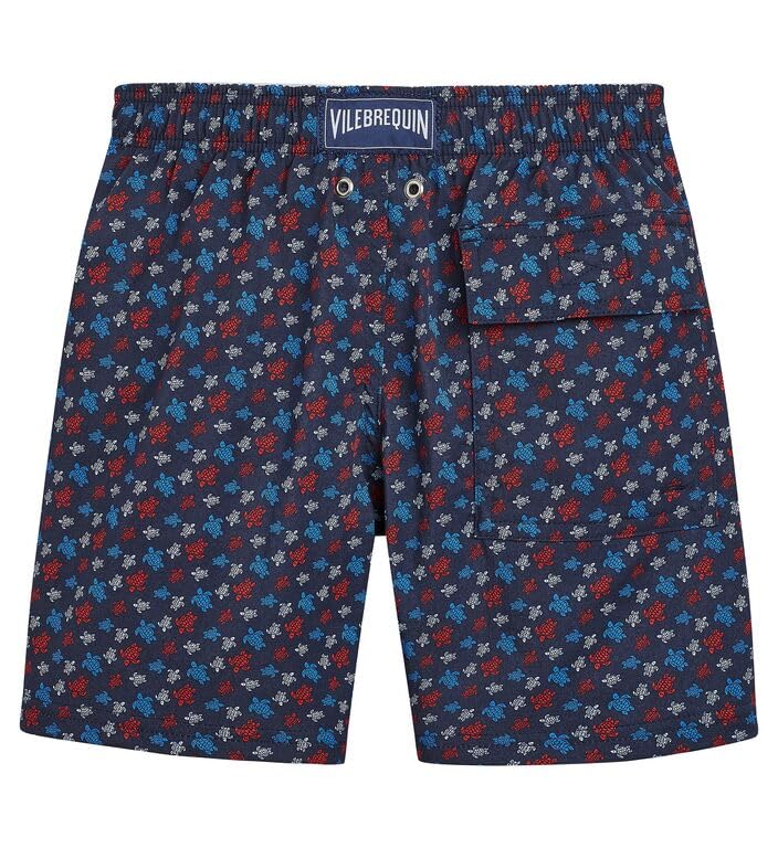 Boy's Stretch Swim Trunks Micro Ronde Des Tortues Rainbow2